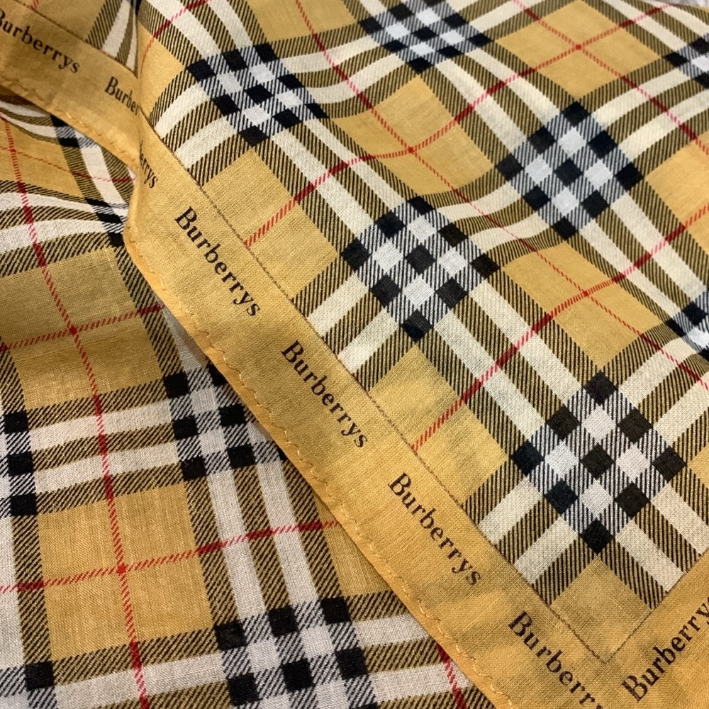 💗 Vintage BURBERRY Cotton Scarf
